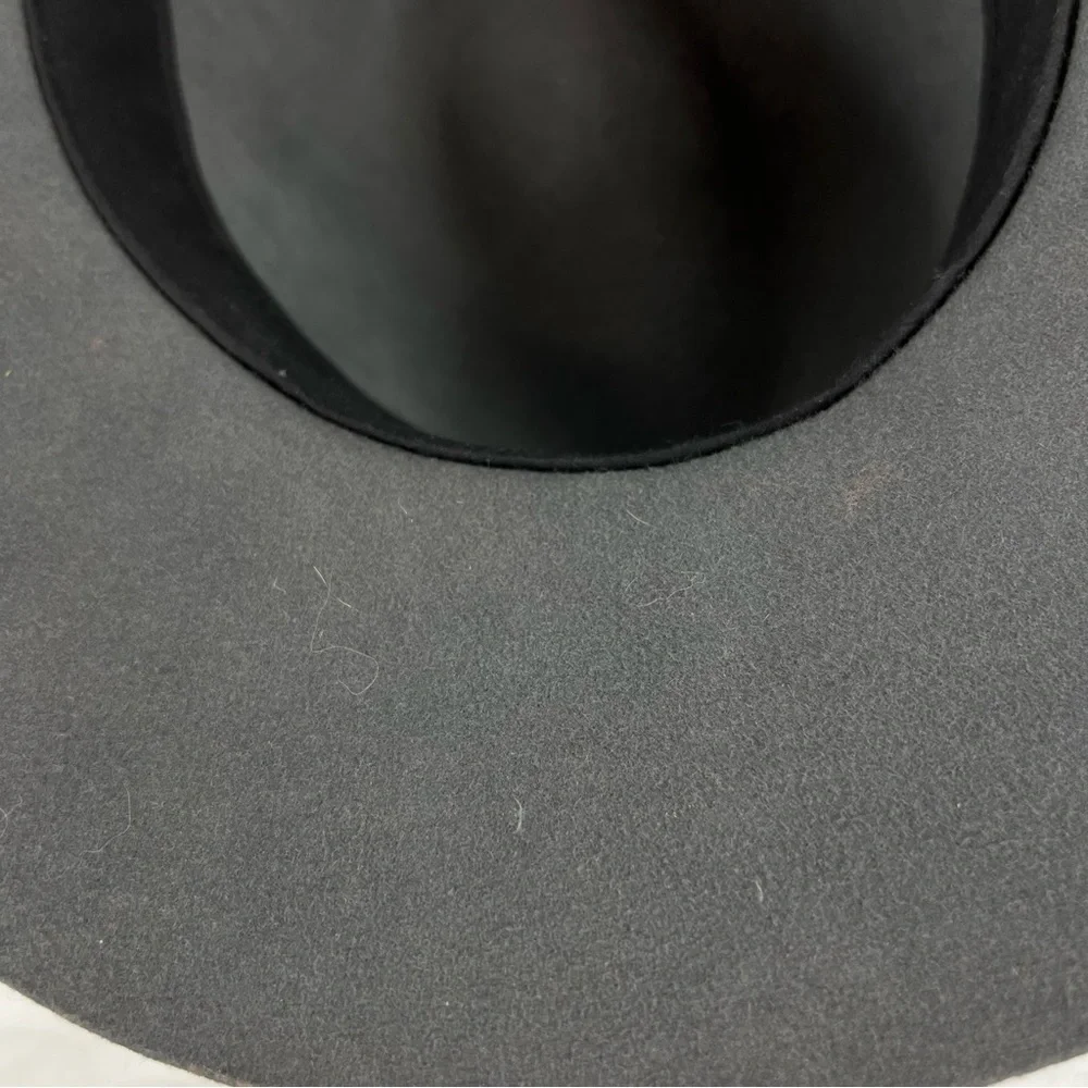 Janessa Leone Hayden Wool Hat Gray Women's Large